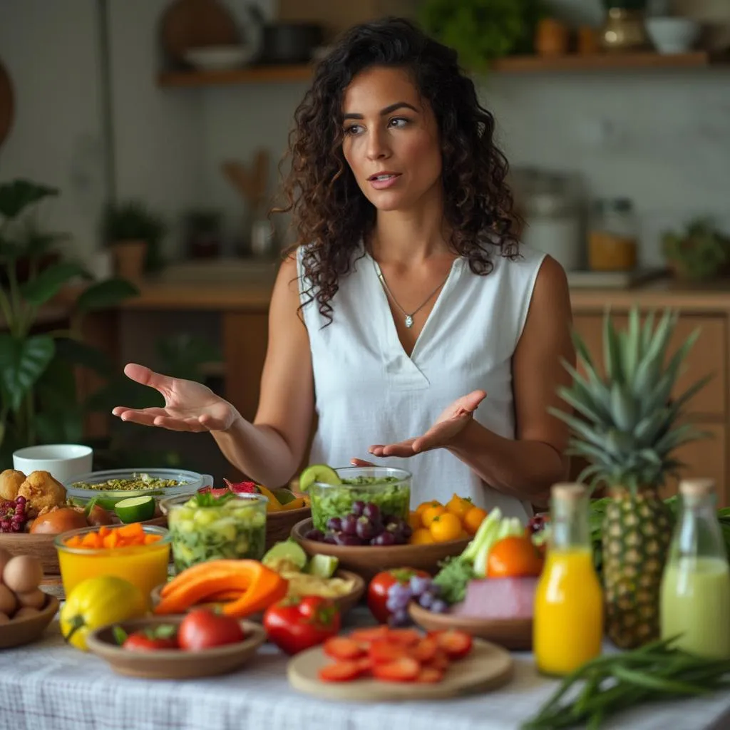 Consulta nutricional com superalimentos brasileiros